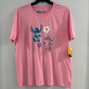NWT Disney Stitch & Angel Short Sleeve Tee